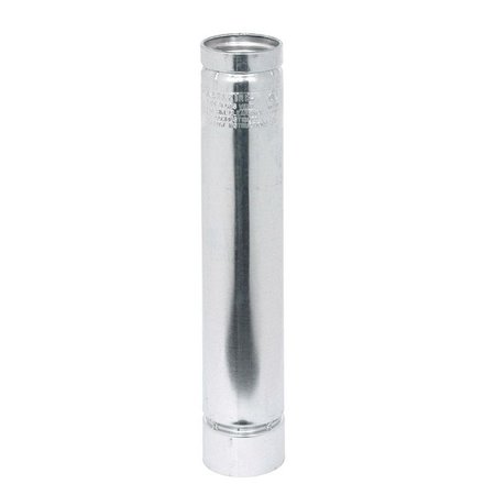 SELKIRK 3 in. D X 18 in. L Aluminum Round Gas Vent Pipe 103018